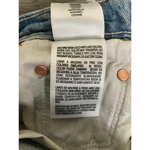 Mother Women's Back Pedal High Rise Full Pipe Flood Barrel Leg Jeans Size 28 NWT - Picture 11 of 13